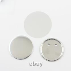 Fabricant de badges et découpeur de cercle en papier avec boutons à épingle, aimants de réfrigérateur, bouton (75mm)
