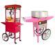 Floss Chariots Faire Bonbons Machine Électrique Popcorn Maker Retro Machine & Coton