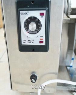Friteuse Automatique Beignes En Acier Inoxydable Donut Machine De Fabrication De Grand Réservoir D'huile