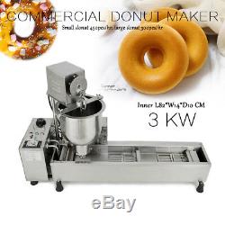 Grand Réservoir D'huile, 3 Sets Gratuit Moule Maker Commercial Automatique Donut Machine De Fabrication