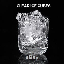 Ice Maker 130kg Commercial Ice Cube Making Machine 286lbs With99lbs De Stockage En Acier