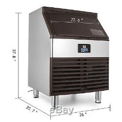 Ice Maker Commerciale 40200kg Ice Making Machine 24h Nettoyage Automatique Led 24126cases
