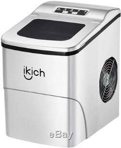 Ikich Ice Maker Machine Comptoir D'accueil, Des Cubes De Glace Prêt À 6 Minutes, Faire 26 Lbs