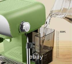 Machine À Expresso Domestique Latte Cappuccino Cafetière Vapeur Fonction 850w