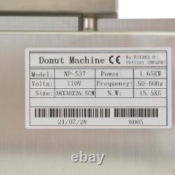 Machine à beignets électrique et gaufrier, machine à fabriquer des beignets, 110V, 15 pièces.