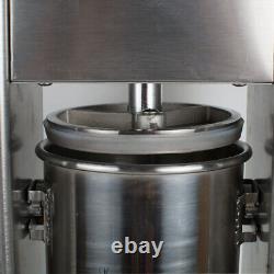 Machine à churros manuelle commerciale en acier inoxydable de 5L, conforme à la FDA