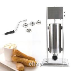Machine à churros manuelle de cuisine de 5L avec douilles pour fabriquer des churros espagnols