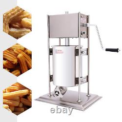 Machine à churros manuelle en acier inoxydable de 10 L