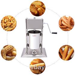 Machine à churros manuelle en acier inoxydable de 10 L