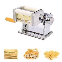 Machine à fabriquer des pâtes fraîches manuelle en acier inoxydable pour lasagnes et spaghettis