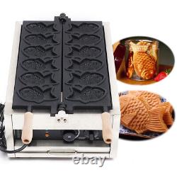 Machine à fabriquer des taiyaki, des crêpes japonaises en forme de poisson, des cornets de gaufres à la crème glacée.