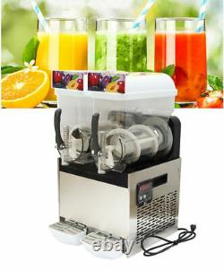 Machine à faire des boissons glacées et des smoothies, capacité de 30L, avec 2x15L, livraison gratuite aux États-Unis.