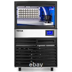 Machine à glaçons commerciale VEVOR 155LBS - Machine à glaçons 5x11 - Panneau de contrôle LCD