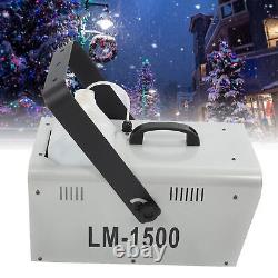 Machine à neige de 1500W Manuel ou télécommande Fabricant de flocons de neige 110V