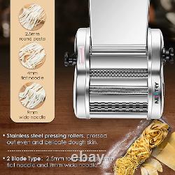 Machine à pâtes électrique Fabricant de nouilles Machine à fabriquer des pâtes Rouleau à pâte Coupeur Épais