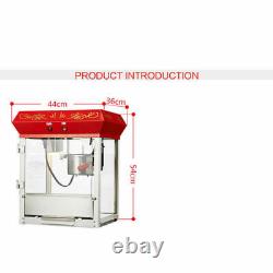 Machine à pop-corn commerciale électrique pour pop-corn, fabricant de pop-corn 220V 680W