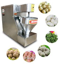 Machine commerciale de fabrication de boulettes de viande Porc / Bœuf / Poisson / Poulet Fabricant de boules 220V