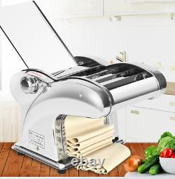 Machine commerciale électrique pour faire des nouilles et de la pâte à lasagne avec 2 couteaux 110v 220v.
