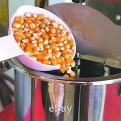 Machine professionnelle de fabrication de pop-corn de table avec une bouilloire de 2,5 onces qui en fait jusqu'à 10.