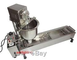 Maker Automatique Commercial Donut Machine De Fabrication, Plus Large Réservoir D'huile, 3 Sets Mold