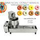 Maker Automatique Commercial Donut Making Machine, Grand Réservoir D'huile, 3 Sets Mold
