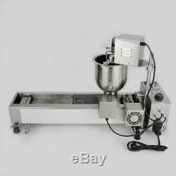 Maker Automatique Commercial Donut Making Machine, Grand Réservoir D'huile, 3 Sets Mold Gratuit