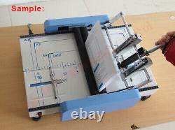 Manuel Booklet Making Machine, A3 Paper Binding And Folding Booklet Maker 220v