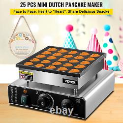 Mini Dutch Pancake Maker, Machine De Crêpe Hollandaise En Forme De Cœur, Marque De Crêpe 25pcs