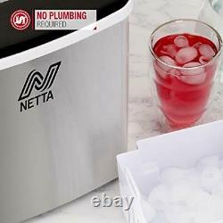 Netta Machine À Glaçons Pour Usage Domestique Fabrique Des Cubes En 10 Minutes De Grande Taille 12kg