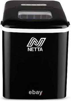 Netta Machine À Glaçons Pour Usage Domestique Fabrique Des Cubes En 10 Minutes De Grande Taille 12kg 1,8l