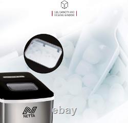 Netta Machine À Glaçons Pour Usage Domestique Fabrique Des Cubes En Acier Inoxydable 10