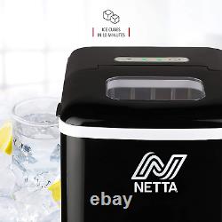 Netta Machine Machine À Glaçons Pour Usage À Domicile Fait Cubes En 10 Minutes Grande 12kg 1.8l