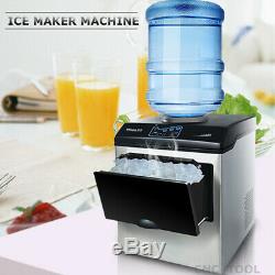 New Electric Auto Ice Maker Bullet Countertop Ice Cube Making Machine 160w 220v