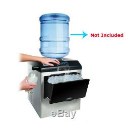 New Electric Auto Ice Maker Bullet Countertop Ice Cube Making Machine 160w 220v