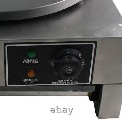Nouvelle machine à crêpes électrique commerciale de 3000W pour la fabrication de crêpes en cuisine