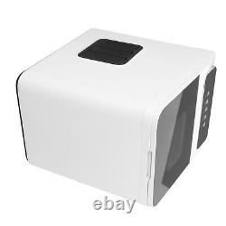 Petite machine à glaçons de bureau blanche en ABS portable sur le comptoir, fabrique de la glace rapide (LT)