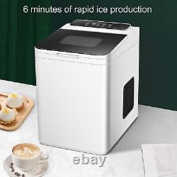 Petite machine à glaçons de comptoir portable en ABS blanc - Fabricant de glace sur comptoir