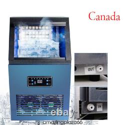 Professionnel 88-110lbs/24h Commercial Ice Maker Ice Cube Making Machine Ca Stock