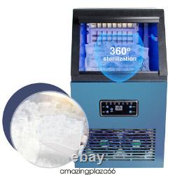 Professionnel 88-110lbs/24h Commercial Ice Maker Ice Cube Making Machine Ca Stock