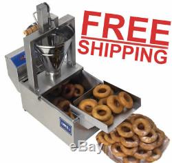 Small Business Compact Donut Fryer Maker Machine De Fabrication De 80 Pièces / H