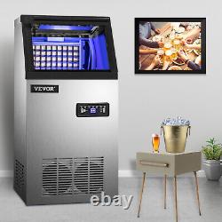 Vevor 110lbs Commercial Ice Maker Machine Intégrée De Cube De Glace 48 Bac 230w