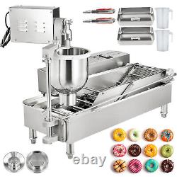 Vevor Commercial Automatique Donut Maker Doughnut Making Machine 2 Lignes 6kw
