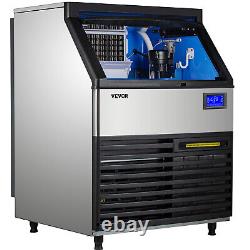 Vevor Commercial Ice Maker Machine Automatique De Fabrication De Cubes De Glace 400lbs/24h 77lbs