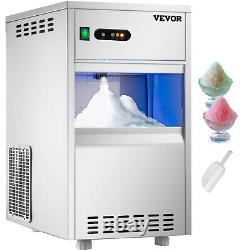 Vevor Snow Flake Ice Maker Machine Automatique De Broyage De Glace 44lb Acier Inoxydable